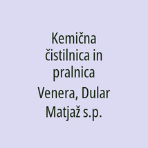 Kemična čistilnica in pralnica Venera, Dular Matjaž s.p. - Logotip