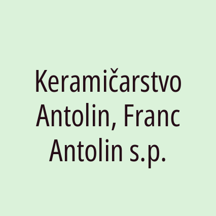 Keramičarstvo Antolin, Franc Antolin s.p. - Logotip