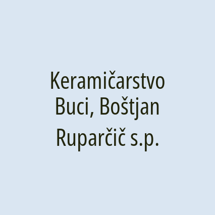 Keramičarstvo Buci, Boštjan Ruparčič s.p. - Logotip