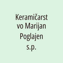 Keramičarstvo Marijan Poglajen s.p. - Logotip