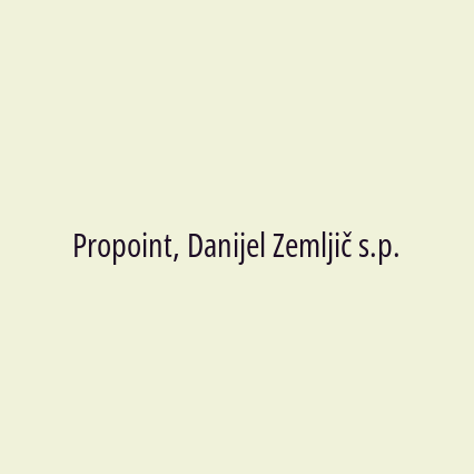 Propoint, Danijel Zemljič s.p.