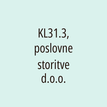 KL31.3, poslovne storitve d.o.o. - Logotip