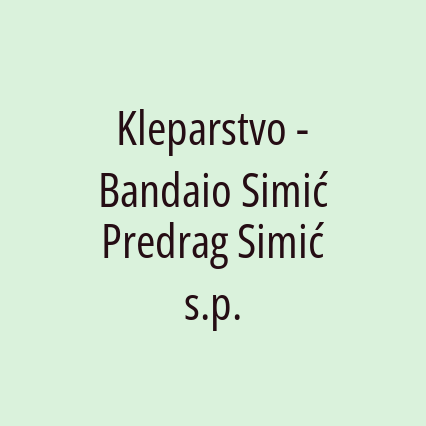 Kleparstvo - Bandaio Simić Predrag Simić s.p. - Logotip