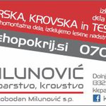 Kleparstvo, Krovstvo MILUNOVIĆ, Slobodan Milunović s.p. - Logotip