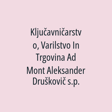 Ključavničarstvo, Varilstvo In Trgovina Ad Mont Aleksander Druškovič s.p. - Logotip