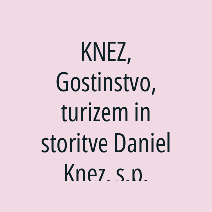 KNEZ, Gostinstvo, turizem in storitve Daniel Knez, s.p. - Logotip