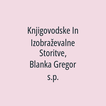 Knjigovodske In Izobraževalne Storitve, Blanka Gregor s.p. - Logotip