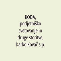 KODA, podjetniško svetovanje in druge storitve, Darko Kovač s.p. - Logotip