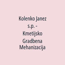 Kolenko Janez s.p. - Kmetijsko Gradbena Mehanizacija - Logotip