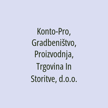 Konto-Pro, Gradbeništvo, Proizvodnja, Trgovina In Storitve, d.o.o. - Logotip