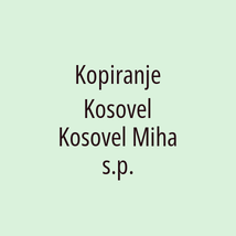 Kopiranje Kosovel Kosovel Miha s.p. - Logotip