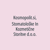 Kosmopolit.si, Stomatološke In Kozmetične Storitve d.o.o. - Logotip