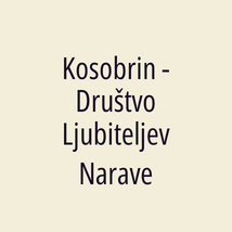 Kosobrin - Društvo Ljubiteljev Narave - Logotip