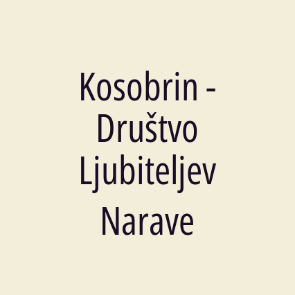 Kosobrin - Društvo Ljubiteljev Narave - Logotip