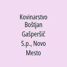 Kovinarstvo Boštjan Gašperšič S.p., Novo Mesto - Logotip