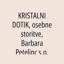 KRISTALNI DOTIK, osebne storitve, Barbara Petelinc s.p. - Logotip