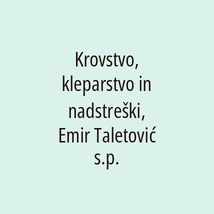 Krovstvo, kleparstvo in nadstreški, Emir Taletović s.p. - Logotip