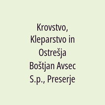 Krovstvo, Kleparstvo in Ostrešja Boštjan Avsec S.p., Preserje - Logotip