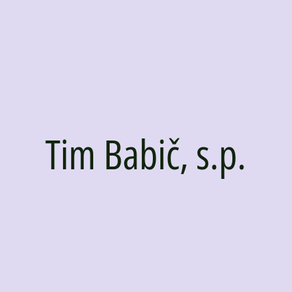 Tim Babič, s.p.