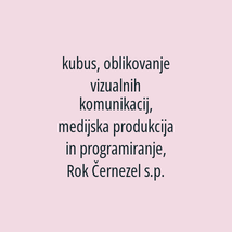 kubus, oblikovanje vizualnih komunikacij, medijska produkcija in programiranje, Rok Černezel s.p. - Logotip