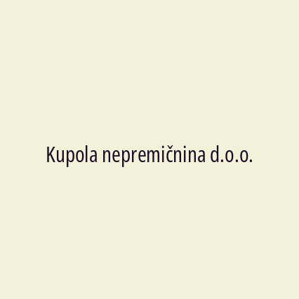 Kupola nepremičnina d.o.o. - Logotip