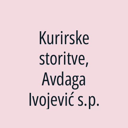 Kurirske storitve, Avdaga Ivojević s.p. - Logotip