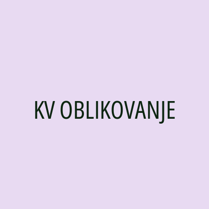 KV OBLIKOVANJE - Logotip