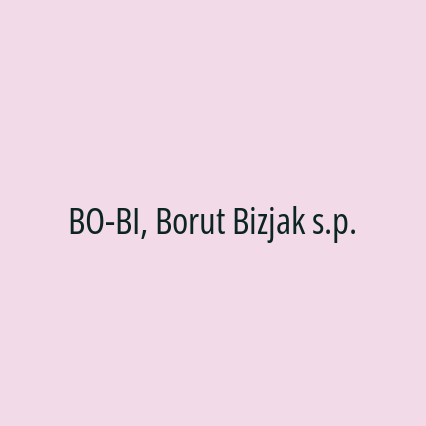 BO-BI, Borut Bizjak s.p.