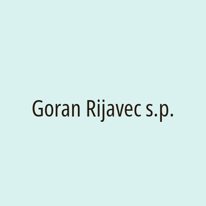 Goran Rijavec s.p.