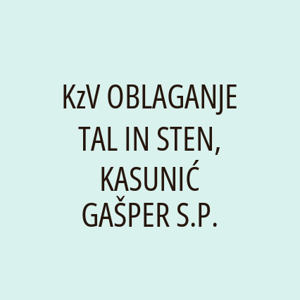 KzV OBLAGANJE TAL IN STEN, KASUNIĆ GAŠPER S.P. - Logotip