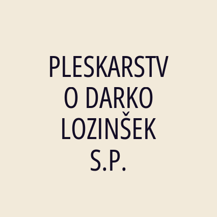 PLESKARSTVO DARKO LOZINŠEK S.P.