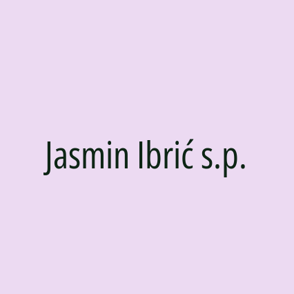 Jasmin Ibrić s.p.