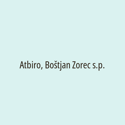 Atbiro, Boštjan Zorec s.p.