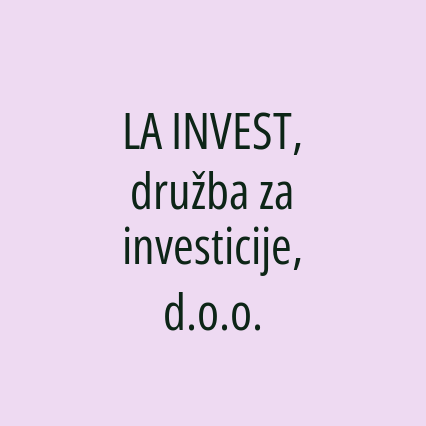 LA INVEST, družba za investicije, d.o.o. - Logotip