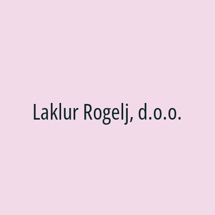 Laklur Rogelj, d.o.o. - Logotip