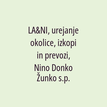 LA&NI, urejanje okolice, izkopi in prevozi, Nino Donko Žunko s.p. - Logotip