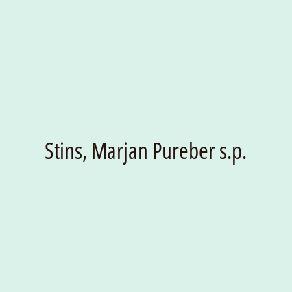 Stins, Marjan Pureber s.p.