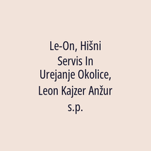 Le-On, Hišni Servis In Urejanje Okolice, Leon Kajzer Anžur s.p. - Logotip