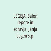 LEGEJA, Salon lepote in zdravja, Janja Legen s.p. - Logotip