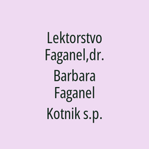 Lektorstvo Faganel,dr. Barbara Faganel Kotnik s.p. - Logotip