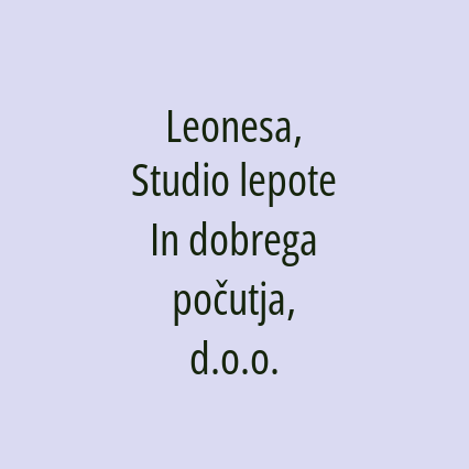 Leonesa, Studio lepote In dobrega počutja, d.o.o. - Logotip