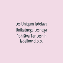 Les Uniqum Izdelava Unikatnega Lesnega Pohištva Ter Lesnih Izdelkov d.o.o. - Logotip