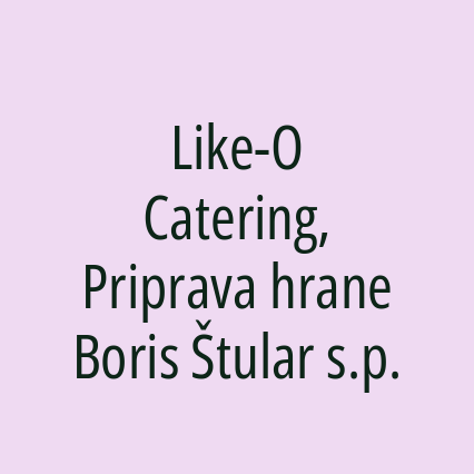 Like-O Catering, Priprava hrane Boris Štular s.p. - Logotip