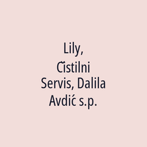 Lily, Čistilni Servis, Dalila Avdić s.p. - Logotip