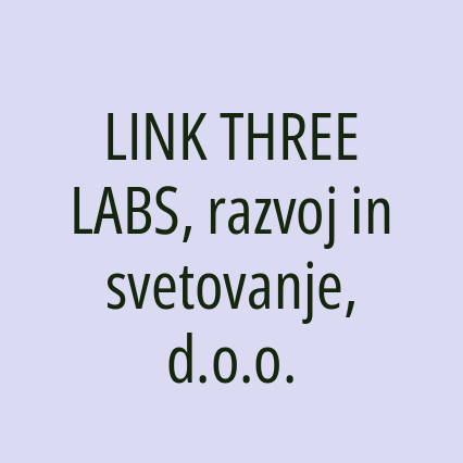 LINK THREE LABS, razvoj in svetovanje, d.o.o. - Logotip
