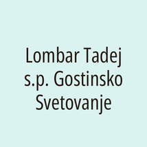 Lombar Tadej s.p. Gostinsko Svetovanje - Logotip