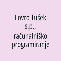 Lovro Tušek s.p., računalniško programiranje - Logotip