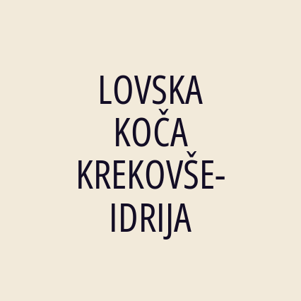 LOVSKA KOČA KREKOVŠE- IDRIJA - Logotip