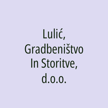 Lulić, Gradbeništvo In Storitve, d.o.o. - Logotip