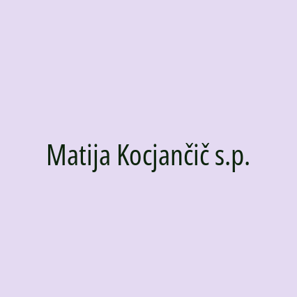 Matija Kocjančič s.p.